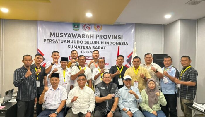 Ari Irpendi Terpilih Aklamasi Pimpin PJSI Sumbar, Usung Tagline Judo Sumbar Menyala