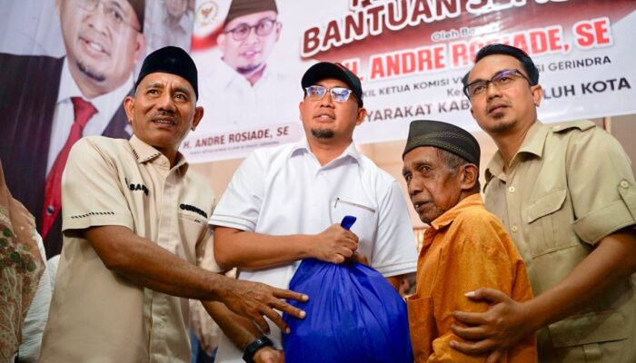 Andre Rosiade Bagikan 3.000 Paket Sembako di Limapuluh Kota, Tegaskan Komitmen Perjuangkan Pembangunan Sumbar